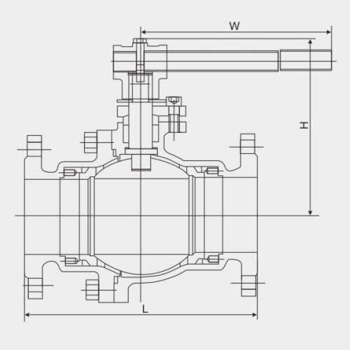 OUWEI GB HARD AND SOFT SEALING FLOATING BALL VALVE PN4~10MPa