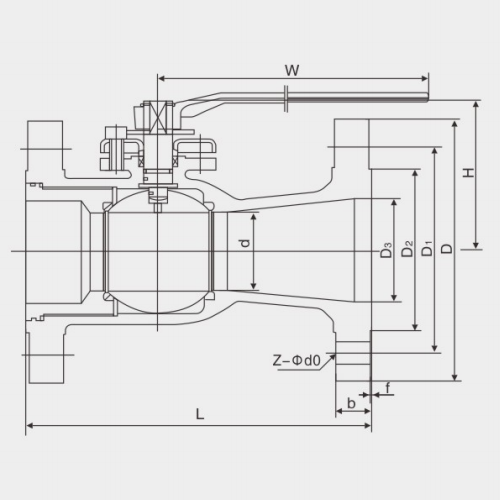 OUWEI INTEGRAL BALL VALVE