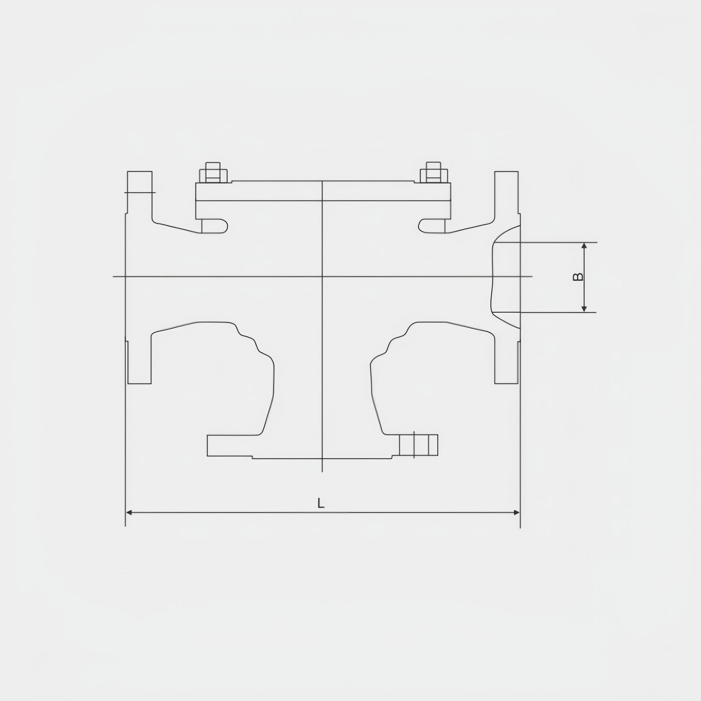 OUWEI API CAST STEEL THREE-WAY BALL VALVE