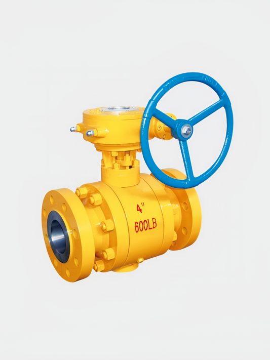 OUWEI  API THREE CHIP FORGED STEEL TRUNNION MOUNTED BALL VALVE