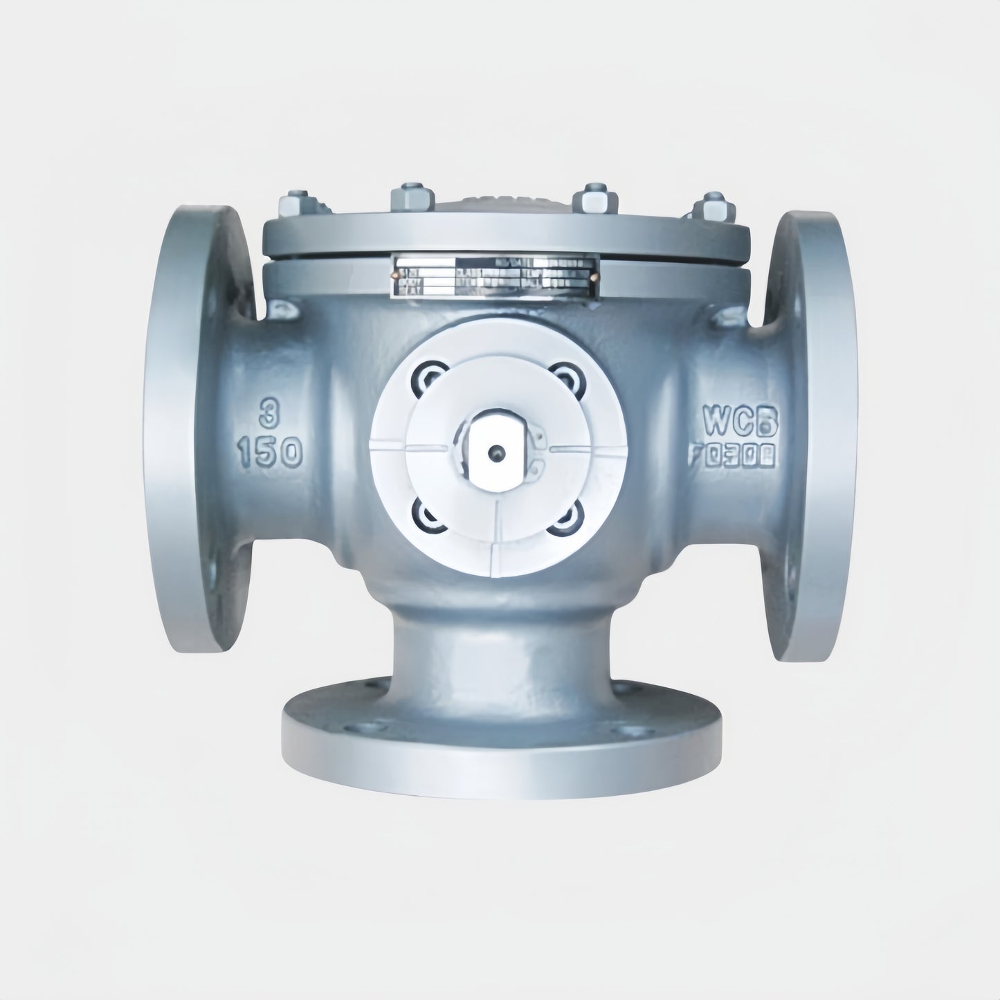 OUWEI API CAST STEEL THREE-WAY BALL VALVE