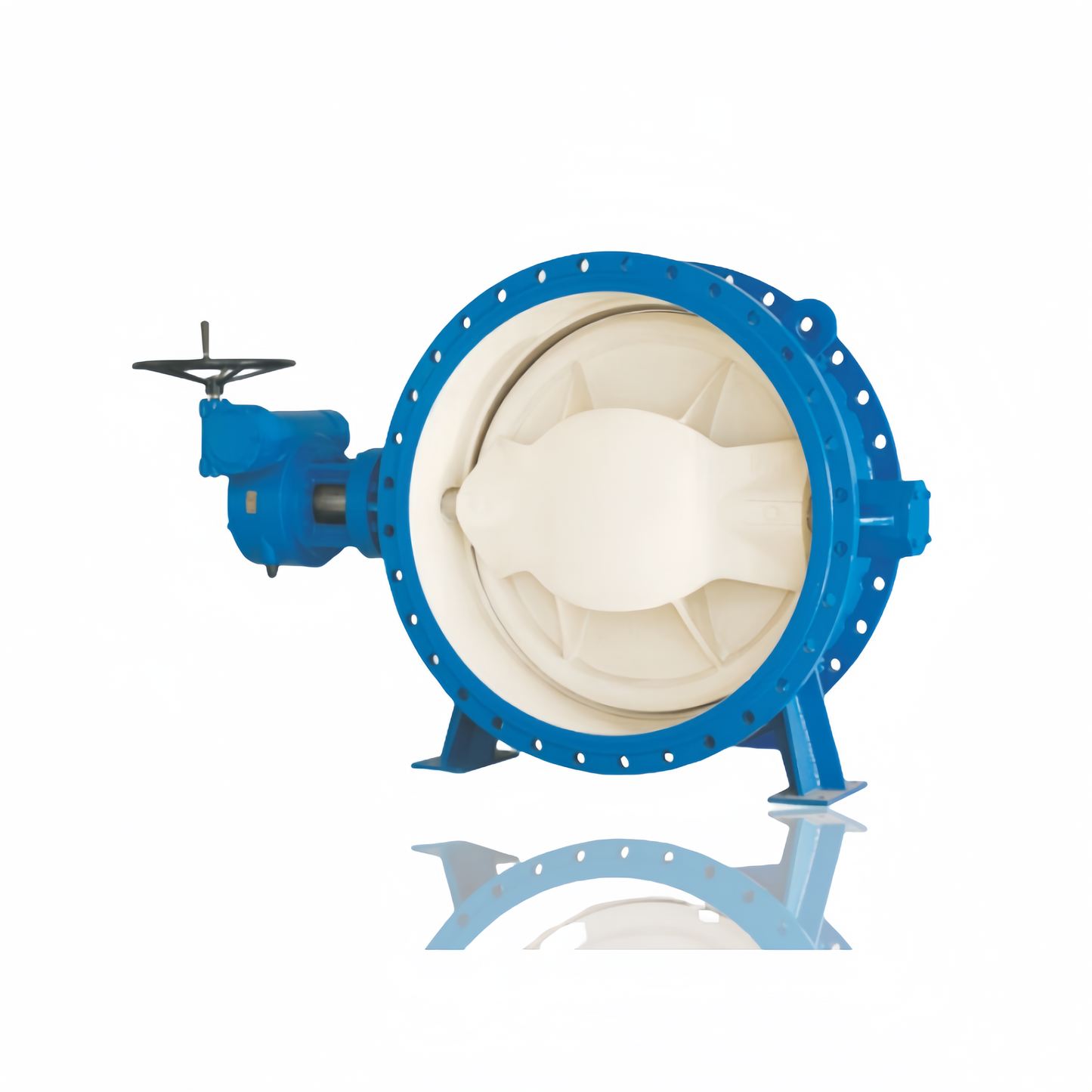 OUWEI LARGE DIAMETER ELECTRIC SOFT SEALING BUTTERFLY VALVE