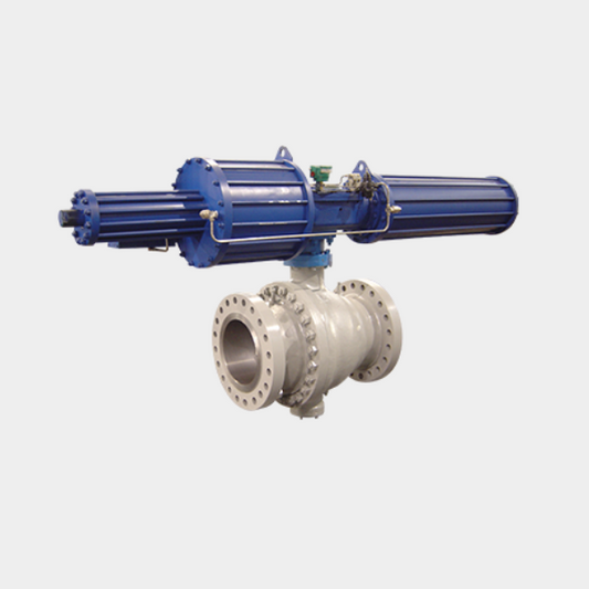 OUWEI Side Entry Trunnion Mounted Ball Valve Size: NPS 1/2-60 (DN 15-1500)  Pressure rating: Class 150-2500 (PN 16-420)  Main materials: carbon steel, stainless steel, duplex steel, etc  End connections: RF, RJ, BW, etc